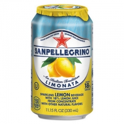 NLE43347 - NESTLE San Pellegrino® Sparkling Fruit Beverages - 12/Carton, Limonata (Lemon).