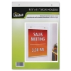  Clear Plastic Sign Holders, Vertical Wall - Portrait Wall