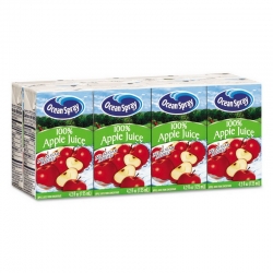 OCS23857 -  Aseptic Juice Boxes - 40/CT, 100% Apple.