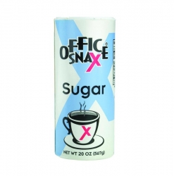 OFS 00019 - OFFICE SNAX Sugar Canisters - 20-oz