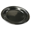 PACTIV Medium Black Laminate Foam Dinnerware - 6"  Dia. Plates
