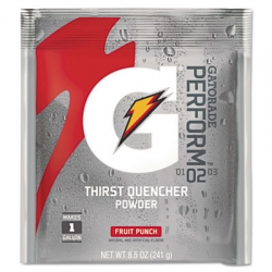 GTD33808 - RUBBERMAID Gatorade® Original Powdered Drink Mix, 2 3/25 OZ - Fruit Punch