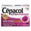RECKITT BENCKISER Cepacol® Extra Strength Sore Throat & Cough Lozenges - Mixed Berry, 16/PK, 24 Packs/Carton
