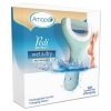 RECKITT BENCKISER AMOPE® Pedi Perfect™ Wet & Dry Rechargeable Foot File - Aqua/White, 6/Carton