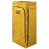 RUBBERMAID Commercial Vinyl Cleaning Cart Bag - 34 Gal, Yellow