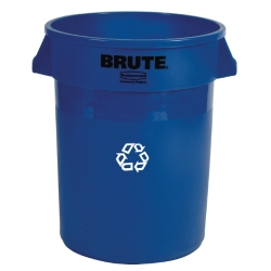 RCP 2643-73 BLU - RUBBERMAID Brute® Round Recycling Containers - Blue