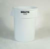 RUBBERMAID Brute® Round Container - 44-Gallon, White
