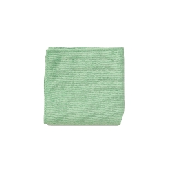 RCP Q605 GRE - RUBBERMAID Standard Microfiber Cloths - 12 Green