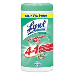 RAC81145 -  LYSOL® Brand Disinfecting 4 in 1 Wipes with ® Fibers - 35 Wipes per Container