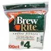  Brew Rite® Coffee Filters - 100/PK