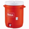 RUBBERMAID Commercial Insulated Beverage Container - 15 27/32" Dia. X 20 1/2" Height, Orange/White
