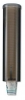 RUBBERMAID Large Pull-Type Water Cup Dispenser - Cone 4½-7 Oz.., Bronze
