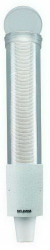 SAN C4180CL - SAN JAMAR  Small Pull-Type Water Cup Dispenser with Throat - Cone 3-4 1/2 Oz, Clear