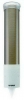 RUBBERMAID Small Pull-Type Water Cup Dispenser with Throat - Cone 3-4 1/2 Oz, Bronze