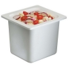 SAN JAMAR  Chill-It® Food Pan - 1/6 Size, White