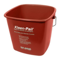 SAN KP320RD - SAN JAMAR  Kleen-Pail® Sanitizing Pail - Red, 10 Qt.