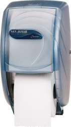 SAN R3590TBL - SAN JAMAR  Duett Oceans® Standard Bath Tissue Dispenser - Arctic Blue