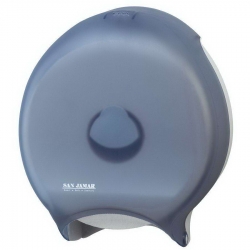 SAN R6000TBL - SAN JAMAR  12 Classic Single Roll Jumbo Toilet Tissue Dispenser - Arctic Blue