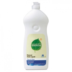 SEV22733EA - RUBBERMAID Natural Dishwashing Liquid - 25 OZ
