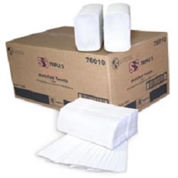 SSS 76010PLT - SSS Sterling Multi-Fold Towels, White - 250 Towels/Sleeve, 16 Sleeves/CS