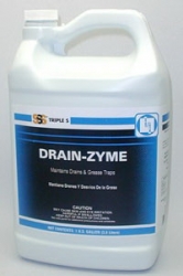 SSS 8856 - SSS Drain-Zyme Enzyme Drain Maintainer - Lemon, 1 GAL.