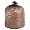  Eco-Degradable Plastic Trash Bags - 39 Gal, Brown
