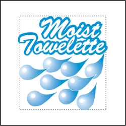 SFC023803 - RUBBERMAID Moist Towelettes - Blue Droplet