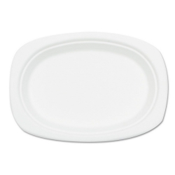 SVAP009 -  NatureHouse® Sugarcane Dinnerware - 50/PK, 9\ x 6 1/2\