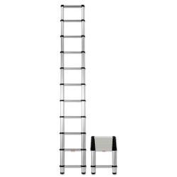 TLP1600EP - RUBBERMAID Telescopic Extension Aluminum Ladders - 16 ft, 300lb