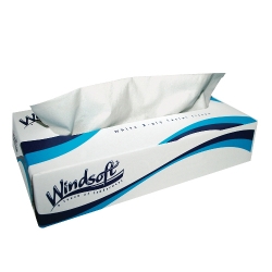 WIN2360 - WINDSOFT Facial Tissue - 100 Tissues per Box